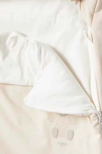 Logo Sleepsuit Set in Cotton