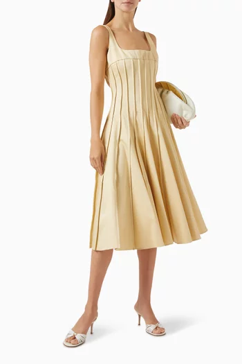 Amalia Midi Dress in Cotton