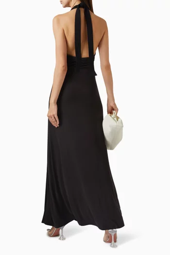 Carlina Midi Dress in Viscose-jersey