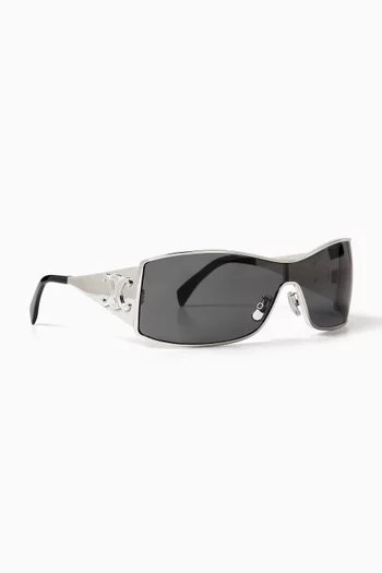 Maxi Triomphe Sunglasses in Metal