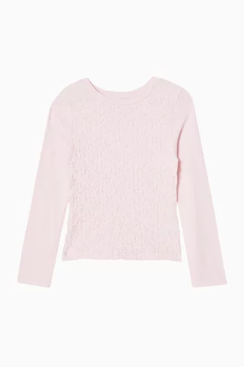 بلوزة بكشكش مطاطي