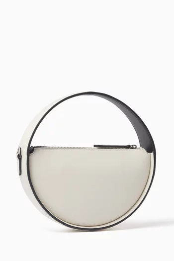 K/Signature Round Bag in Faux Leather