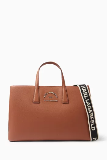 Rue St-Guillaume Satchel Bag in Faux Leather
