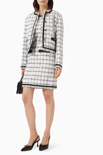 Bouclé Jacket in Wool-blend