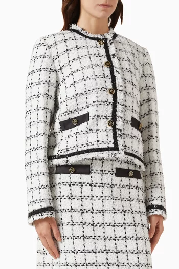 Bouclé Jacket in Wool-blend