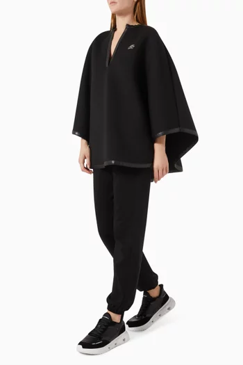 Logo Cape-style Sweatshirt
