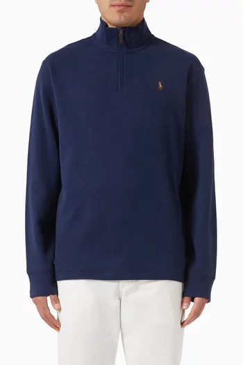 Pony Half-zip Sweatshirt in Knit