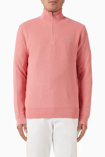 Pony Half-zip Sweater in Knit