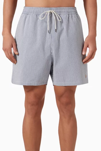Striped Traveler Swim Shorts