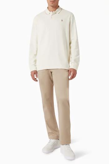 Logo Polo Shirt in Cotton