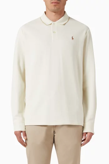 Logo Polo Shirt in Cotton