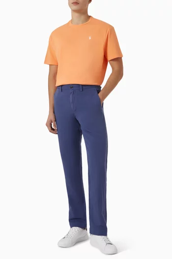 Flat Front Pants in Cotton & Linen