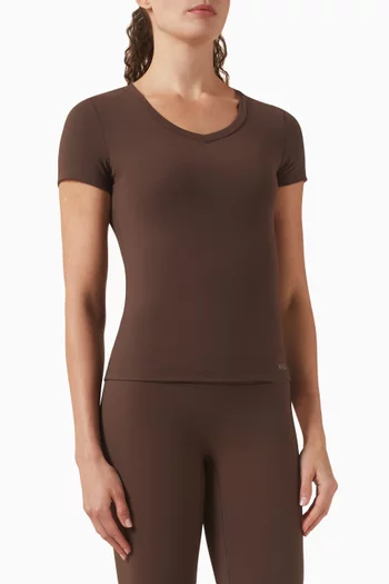 Noor Top in Stretch-nylon