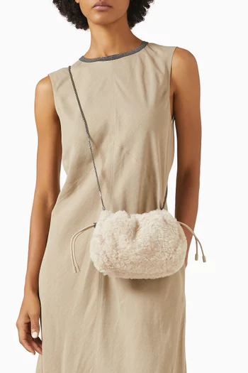 حقيبة باكيت ميلو ميني فرو