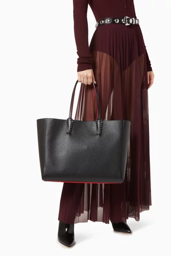 Large Cabata Tote Bag in Calf Leather