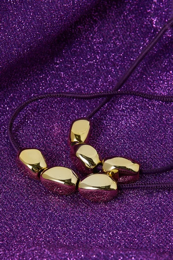 Glazed Lumiere Bead Swimsuit in Lurex
