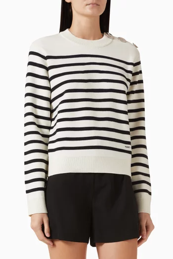 Breton Striped Sweater in Knit
