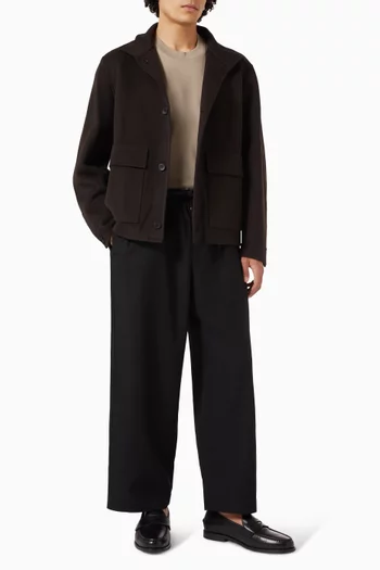 تي شيرت ثقيل بقصة فضفاضة قطن