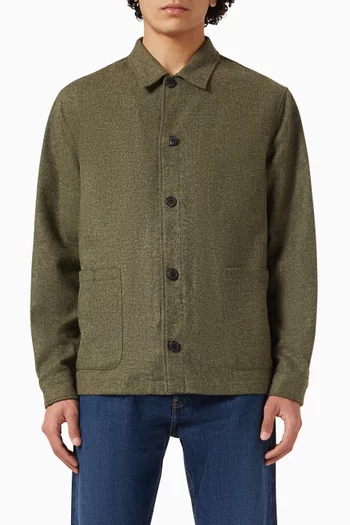 جاكيت بجيبين صوف