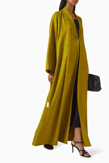 New Zainah Cut Floral Abaya