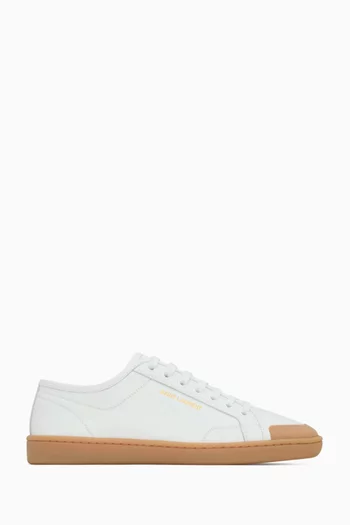 Gym Sneakers in Smooth Leather