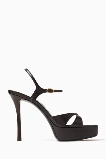 Debbie 110 Platform Sandals in Leather
