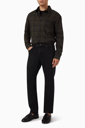 قميص كاسندر بنقشة مربعات قطن