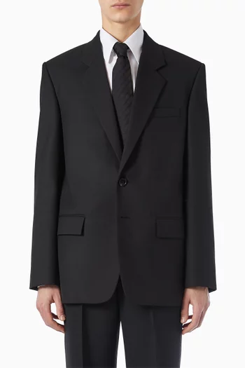 Single-breasted Blazer in Gabardine