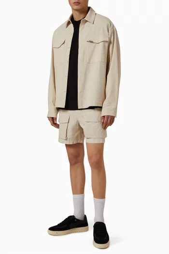 Textured Shirt in Cotton