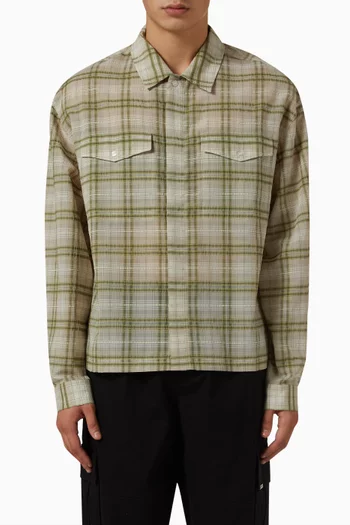 Sheer Flannel Shirt