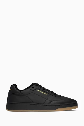 Gym Sneakers in Smooth Leather