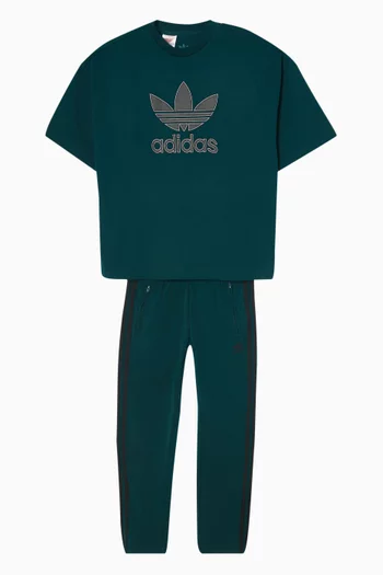 Logo Graphic Round Neck T-Shirt