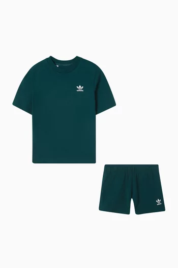 Logo Graphic T-Shirt and Shorts Set