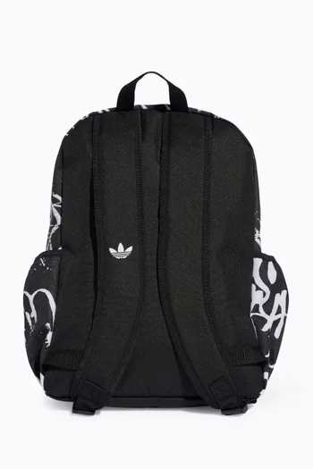 Graphic Backpack in Nylon