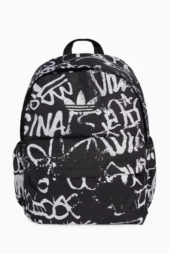 Graphic Backpack in Nylon