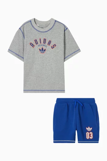 Logo T-shirt & Shorts Set
