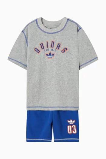 Logo T-shirt & Shorts Set