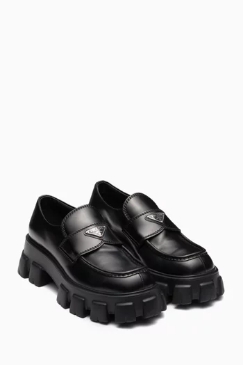 Monolith 55 Loafers in Brushed Leather