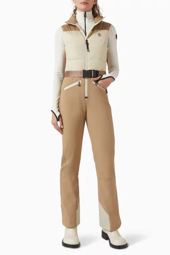 بدلة تزلج مبطنّة بالزغب بوبلين معالج