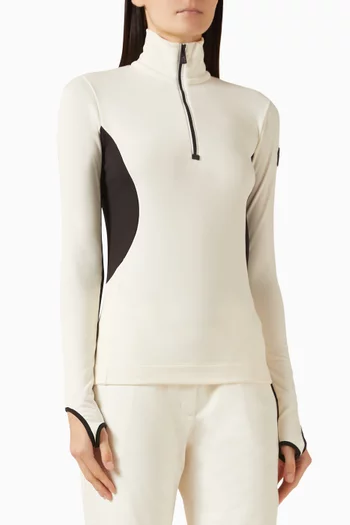 Polartec® Half-zip Turtleneck