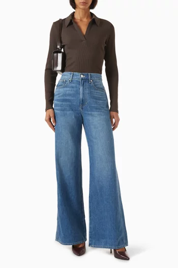 Kearney Rib T-shirt in Cotton Blend