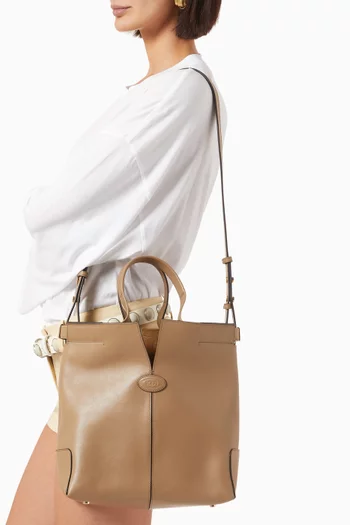 حقيبة يد دي فوليو صغيرة جلد