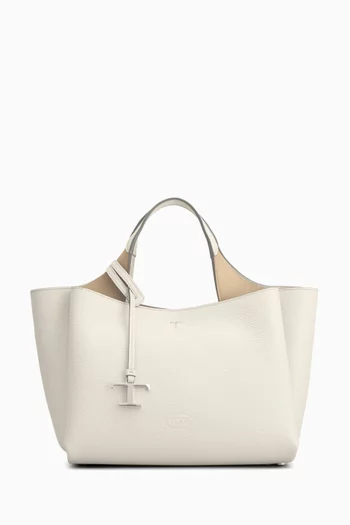 حقيبة ميني بحلية على شكل حرف T جلد