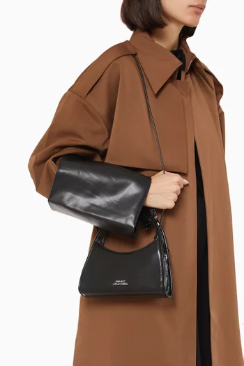 The Glam Claw Clip Crossbody Bag in Leather
