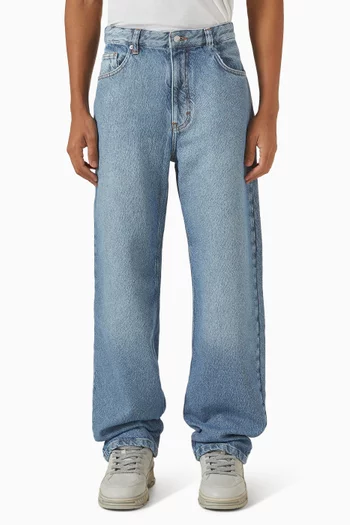 Twill Relaxed Jeans in Denim