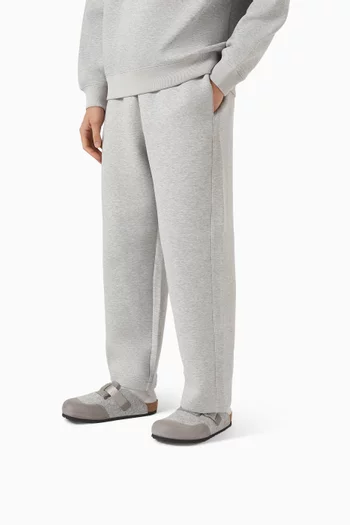 Boston Nova Clog Sandals in Felt & Nubuck Leather