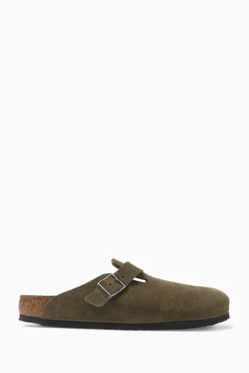 Boston Soft Footbed Sandals in Suede