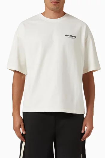 Emblem T-shirt in Cotton