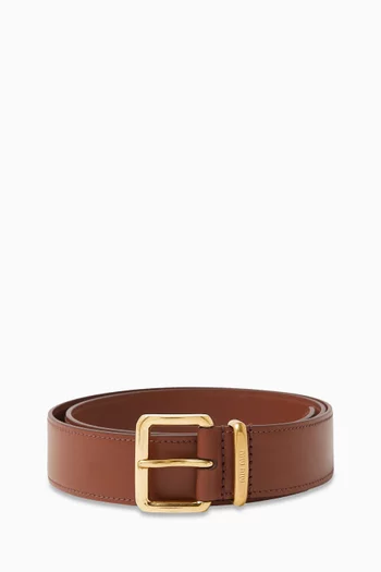 Minimalist Belt in Leather