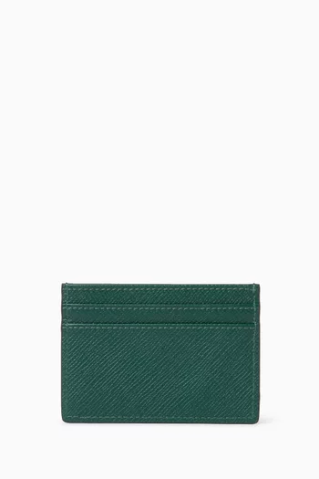 Flat Card Holder in Panama Leather